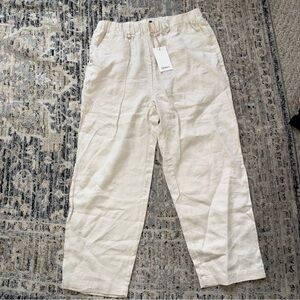NWT Quince linen pants medium